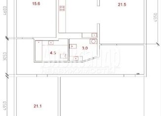 Продам 3-ком. квартиру, 103 м2, Санкт-Петербург, Северный проспект, 75к1, Северный проспект