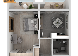 Продажа 1-ком. квартиры, 45.72 м2, поселок городского типа Коктебель, Арматлукская улица, 2