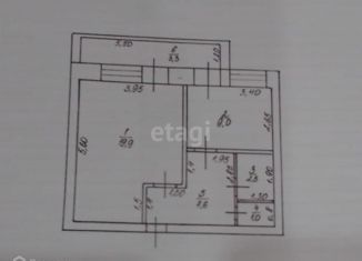 Продаю 1-комнатную квартиру, 43.3 м2, Бавлы, Октябрьский переулок