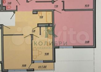 Продается трехкомнатная квартира, 76.3 м2, посёлок городского типа Сириус, ЖК Фрукты