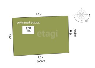 Продается участок, 12 сот., поселок Подъем