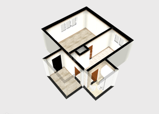 Однокомнатная квартира на продажу, 32.8 м2, Алушта, улица Карла Маркса, 12