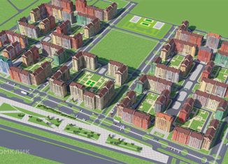 Продается 1-ком. квартира, 42.7 м2, Краснодар, ЖК Европа-Сити, Византийская улица, 1