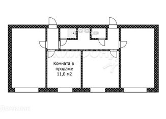 Продается комната, 11 м2, Барнаул, улица Георгиева, 53/1, Индустриальный район