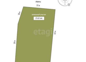 Продается участок, 21.6 сот., деревня Коняшина, Береговая улица