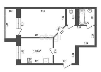 Продам 2-комнатную квартиру, 59.2 м2, село Каменка, Новая улица, 19