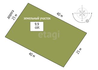 Продается земельный участок, 9.9 сот., садоводческое товарищество У Сосны