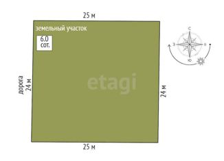 Участок на продажу, 6 сот., садовое товарищество Ореанда, Берёзовая улица