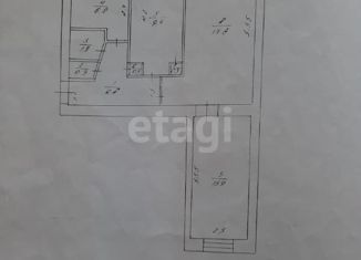 Продается трехкомнатная квартира, 57.3 м2, посёлок городского типа Чишмы, Революционная улица, 19