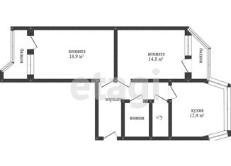 Продажа 2-комнатной квартиры, 60 м2, Москва, улица Недорубова, 5, ЖК Некрасовка-Парк