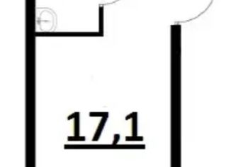 Продажа квартиры студии, 17 м2, Краснодар, улица Тургенева, 142, улица Тургенева