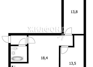 Продаю 3-комнатную квартиру, 57.2 м2, Новосибирск, бульвар Молодежи, 28А, бульвар Молодежи