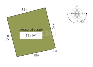 Продам участок, 12.5 сот., Красноярский край, 04К-296, 3-й километр