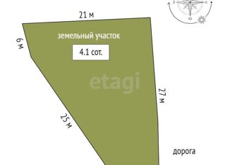 Продается участок, 4.1 сот., хутор Ленинакан, улица 3-я Линия