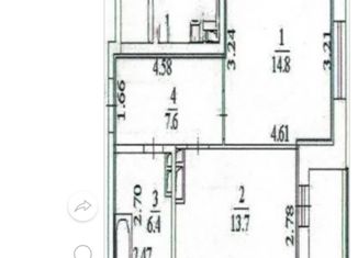 Продаю однокомнатную квартиру, 42.7 м2, Пермь, Пушкарская улица, 136А