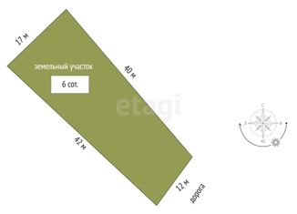 Продается земельный участок, 6 сот., Добровское сельское поселение