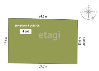 Земельный участок на продажу, 4 сот., поселок Айкаван, 1-я Зелёная улица