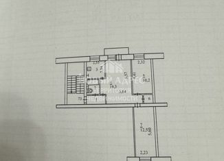 Продам 3-ком. квартиру, 55 м2, Калужская область, улица Никитина, 67А