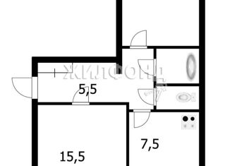 Продаю 2-комнатную квартиру, 48 м2, рабочий посёлок Краснообск, рабочий посёлок Краснообск, 51