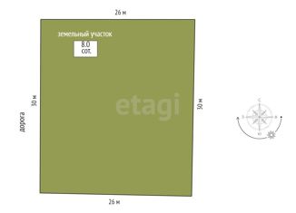 Продается участок, 8 сот., СПК Романтика, Солнечная улица