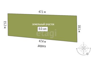 Продаю земельный участок, 8.7 сот., деревня Зелёное Поле