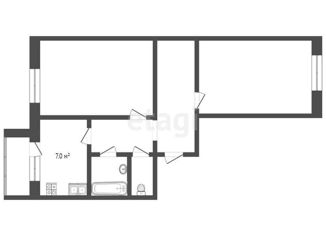 Продам 2-ком. квартиру, 47 м2, поселок городского типа Уренгой, 1-й микрорайон, 8