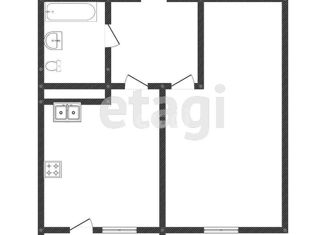 Продается 1-ком. квартира, 45.6 м2, Краснодар, ЖК Самолёт-3, улица Константина Гондаря, 93