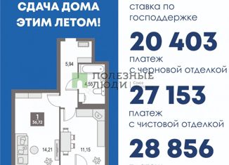 Продаю однокомнатную квартиру, 37 м2, Кировская область, улица Рудницкого, 10А