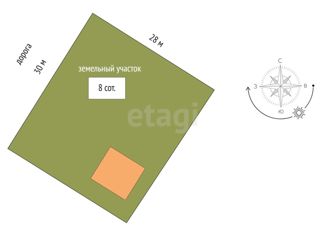 Продажа дома, 44.6 м2, коттеджный посёлок Победа, 2-я Ботаническая улица