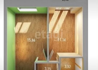 Продам однокомнатную квартиру, 36 м2, деревня Царёво, улица Петра Гаврилова, 14