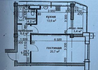Продаю однокомнатную квартиру, 48.7 м2, Ставрополь, улица Ленина, 147, микрорайон № 2
