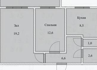 Продажа двухкомнатной квартиры, 51 м2, Санкт-Петербург, Шлиссельбургский проспект, 31, метро Рыбацкое