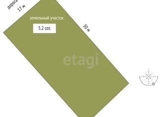 Продается участок, 5.2 сот., СНТ Сад, Цветочная улица