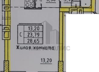 Продаю квартиру студию, 28.8 м2, Ростов-на-Дону, Магнитогорская улица, 2Б, ЖК Екатерининский