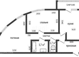 Продажа 2-комнатной квартиры, 61.3 м2, Краснодар, Баварская улица, 19, микрорайон Немецкая Деревня
