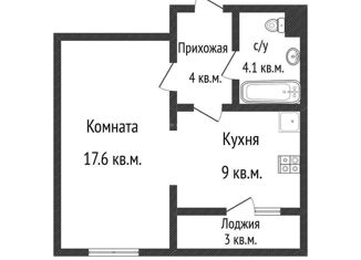 Продается 1-ком. квартира, 34.7 м2, Краснодар, Питерская улица, 40, ЖК Новелла
