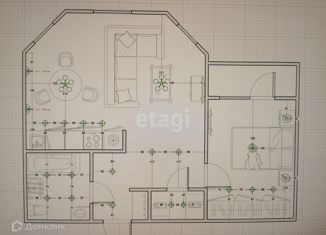 2-комнатная квартира на продажу, 47.4 м2, Новосибирск, улица Романова, 30, улица Романова