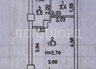Продам квартиру студию, 23.5 м2, Ростов-на-Дону, Раздорская улица, 2А, ЖК Грин Парк