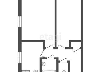 Продается 2-ком. квартира, 40.2 м2, поселок Новотарманский, улица Солнечный Микрорайон, 2