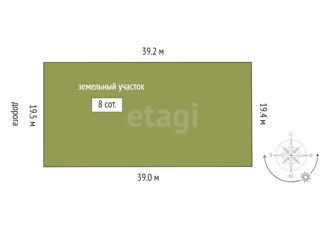 Продаю дом, 80 м2, деревня Падерина, Луговая улица