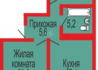 Продам 3-ком. квартиру, 65.6 м2, Оренбургская область, Уральская улица, 14