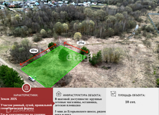 Продается земельный участок, 10 сот., село Хотеичи, Полянская улица