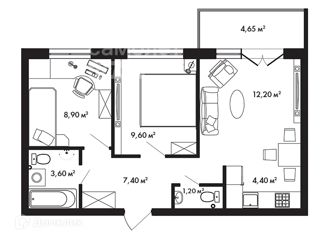 Продам дом, 62 м2, село Рсаево, Садовая улица, 17