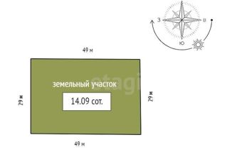 Продажа участка, 14.09 сот., ДНТ Два Ручья