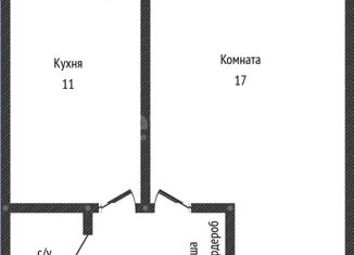1-комнатная квартира на продажу, 30.3 м2, Краснодар, Лиссабонская улица, 109к22, ЖК Португалия