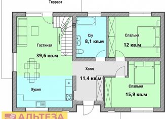 Дом на продажу, 146 м2, посёлок Кумачёво, Яблочная улица, 14Б