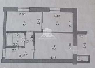 Продам двухкомнатную квартиру, 40 м2, поселок городского типа Маслова Пристань, улица Шумилова, 35