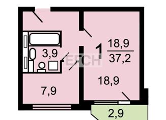 Продам 1-ком. квартиру, 37.4 м2, Москва, Новокосинская улица, 14к6, метро Новокосино