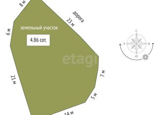 Продаю земельный участок, 4.9 сот., село Залесье