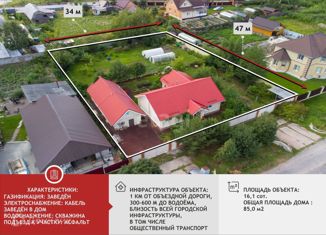 Дом на продажу, 85 м2, деревня Патрушева, Степная улица